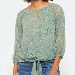 West Kei Elorna Tie Front Blouse